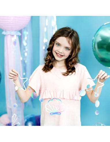 ghirlanda di conchiglie di sirena