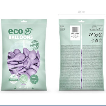 Ballons Eco Lilas métallique - Ballons de fête Eco-Friendly - Suisse 2