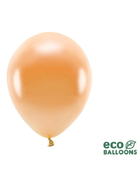 Metallic Eco Orange Luftballons - Eco-Friendly Party Ballons - Bellefete.ch