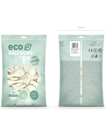 BIOLOGISCH ABBAUBARE WEISSE LUFTBALLONS IN DER SCHWEIZ