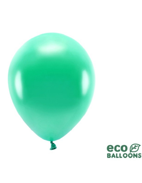 Öko Luftballons Metallic Grün - Eco-Friendly Party Ballons - Schweiz