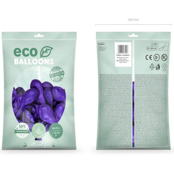 Öko-Ballons Metallic Purple - Eco-Friendly Partyballons - Bellefete.ch 2