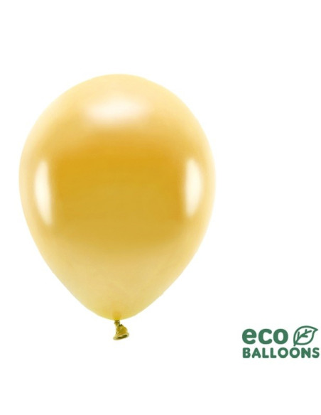 Eco Ballons Gold metallic - Eco-Friendly Partyballons - Schweiz