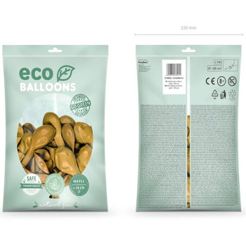 Eco Ballons Gold metallic - Eco-Friendly Partyballons - Schweiz 2
