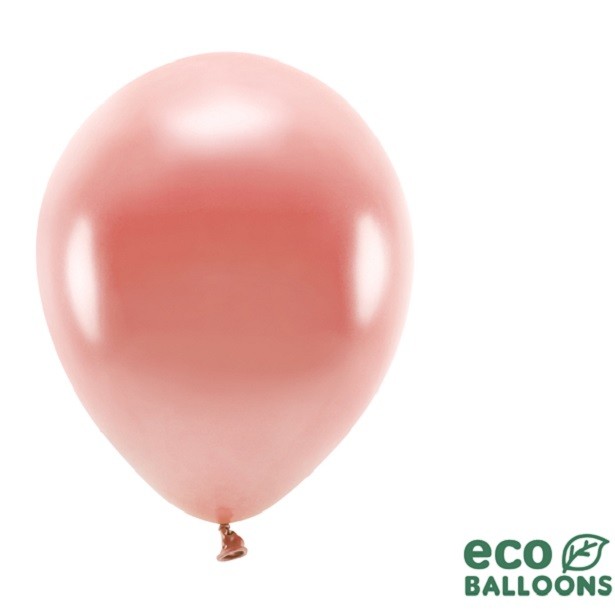 Umweltfreundliche rosagoldene Latexballons