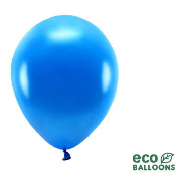 Öko-Luftballons Royal Blue Metallic - Partyballons Eco-Friendly - Bellefete.ch