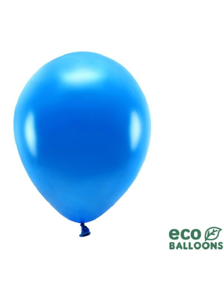 Öko-Luftballons Royal Blue Metallic - Partyballons Eco-Friendly - Bellefete.ch