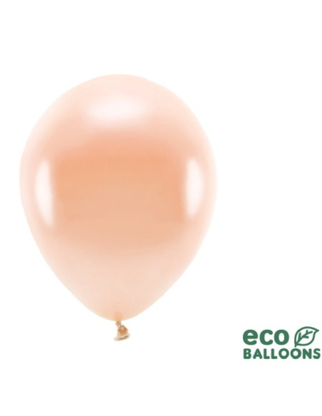 Eco Metallic Pfirsich Luftballons - Eco-Friendly Party Ballons - Schweiz