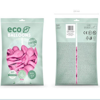 Palloncini Eco Rosa Chiaro metallico - Palloncini da festa Eco-Friendly - Svizzera 2