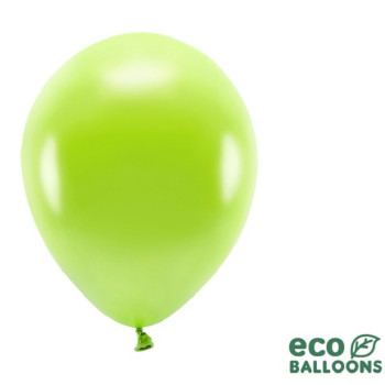 Öko-Luftballons Grün Lime Metallic - Eco-Friendly Partyballons - Bellefete.ch