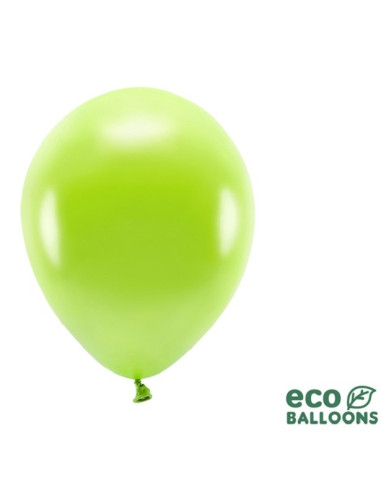 Öko-Luftballons Grün Lime Metallic - Eco-Friendly Partyballons - Bellefete.ch