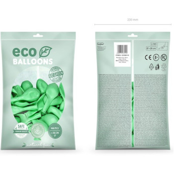 Palloncini Eco Verde Menta Chiaro metallico - Palloncini da festa Eco-Friendly - Svizzera 2