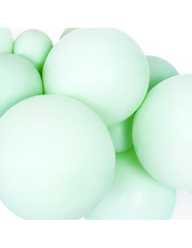 ballons vert pistache pastel en suisse