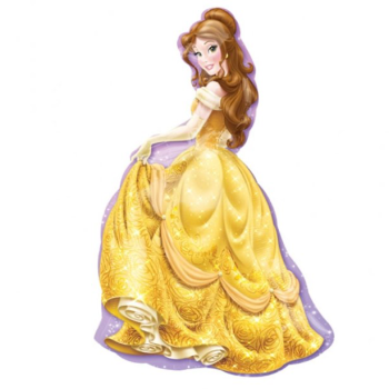 Grande palloncino di alluminio a forma di Principessa Bella - Decorazione di festa - Bellefete.ch