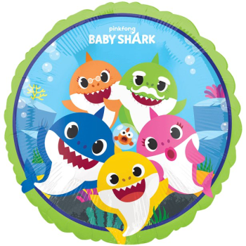 Baby Shark Aluminium Partyballon - Kindergeburtstagsdekoration - Bellefete.ch