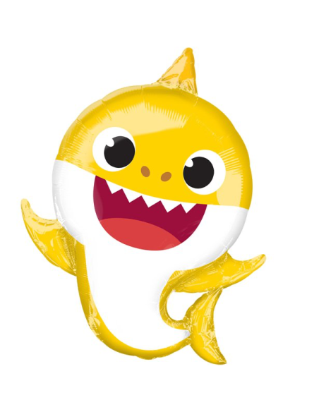 Grande palloncino mylar a forma di Baby Shark - Decorazione per feste per bambini - Bellefete.ch
