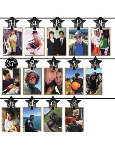 GUIRLANDE DE PHOTOS ANNIVERSAIRE EN SUISSE