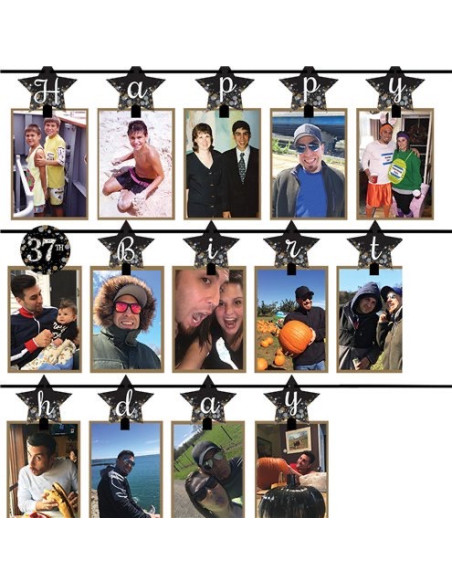 GUIRLANDE DE PHOTOS ANNIVERSAIRE EN SUISSE