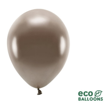 Ballons Eco Marron métallique - Ballons de fête Eco-Friendly - Bellefete.ch