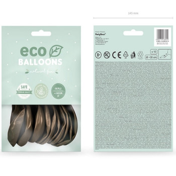 Öko-Ballons Metallic Brown - Eco-Friendly Partyballons - Bellefete.ch 2