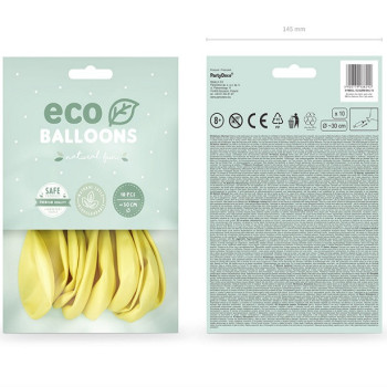 Palloncini Eco Giallo chiaro metallico - Palloni da festa Eco-Friendly - Svizzera 2
