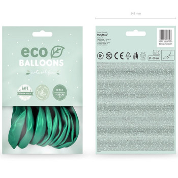 Palloncini Eco Verde Menta scuro metallico - Palloncini da festa Eco-Friendly - Bellefete.ch 2