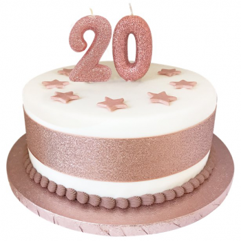 Bougie D'anniversaire Pour Le Gâteau De 2 Ans, Bougie D'anniversaire À  Étoiles De Mer À Paillettes Pour Gâteau De Numéro, 2, Pour La Fête