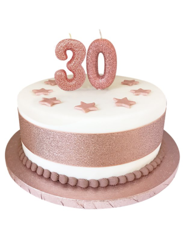 candele glitter oro rosa economiche in Svizzera