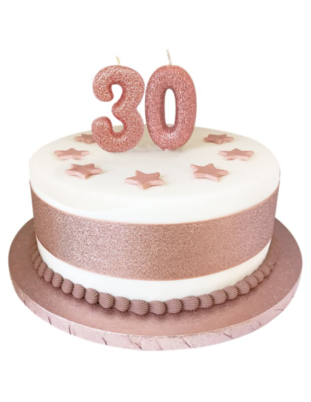 candele glitter oro rosa economiche in Svizzera