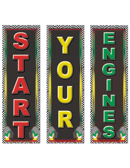 Racing Renndekorationen - Kindergeburtstagszubehör - Bellefete.ch