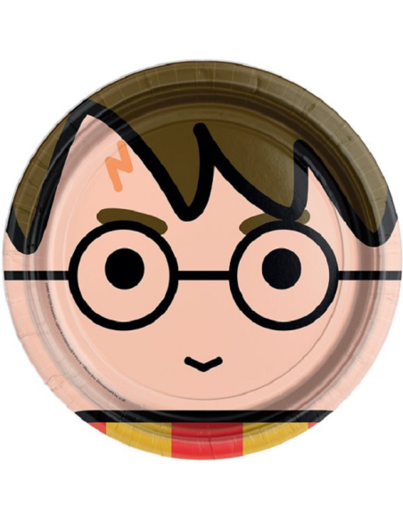 8 Piatto di compleanno di Harry Potter - Decorazione di compleanno ragazzo o ragazza - Bellefete.ch