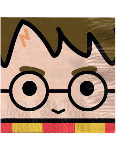 SERVIETTES D'ANNIVERSAIRE HARRY POTTER