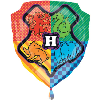 Ballon alu en forme de blason Poudlard - Harry Potter - Déco de fête - Bellefete.ch