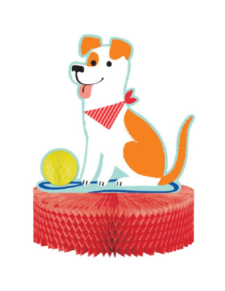 Centrotavola di compleanno Cani - Decorazione della tavola a tema - Bellefete.ch - Più di 50 temi di festa per bambini