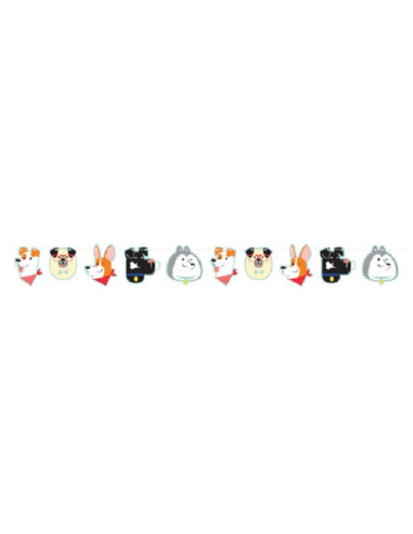 GUIRLANDE PETITS CHIENS ANNIVERSAIRE