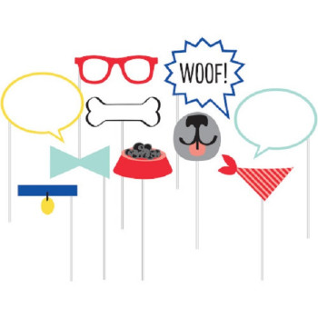 10 Accessori di compleanno photobooth Cani - Foto Souvenir bambini - Bellefete.ch 2