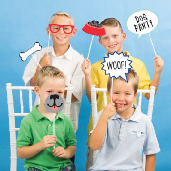 10 Geburtstagszubehör photobooth Hunde - Kinder-Souvenir-Fotos - Bellefete.ch
