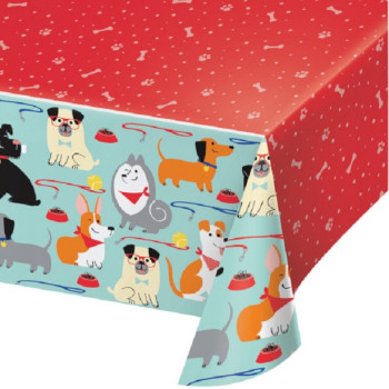 Tovaglia per feste di compleanno Cani - Decorazione della tavola Animali domestici - Bellefete.ch