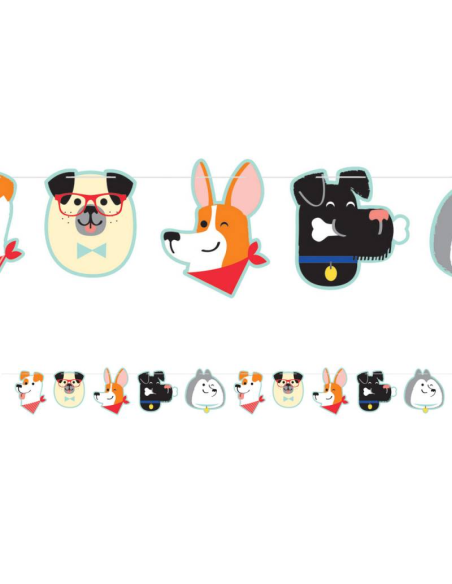 Partygirlande in Hundeform - Partyzubehör für Kinder - Bellefete.ch - Mehr als 50 Themen für Kinderpartys