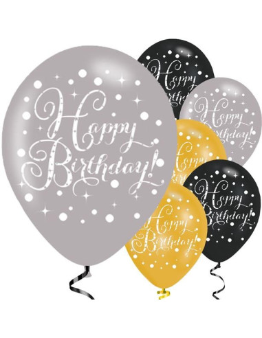 Luftballons „Happy Birthday“ - Bellefete.ch - Schweiz - Geburtstagsdekorationen