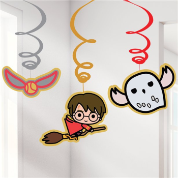 6 Partydekorationen zum Aufhängen Harry Potter - Geburtstagsdekoration Hogwarts - Bellefete.ch