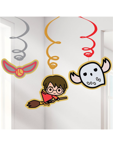 6 Partydekorationen zum Aufhängen Harry Potter - Geburtstagsdekoration Hogwarts - Bellefete.ch