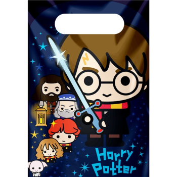 8 Sacchetti per feste in plastica Harry Potter - Confezioni regalo - Bellefete.ch - Più di 50 temi per feste per bambini