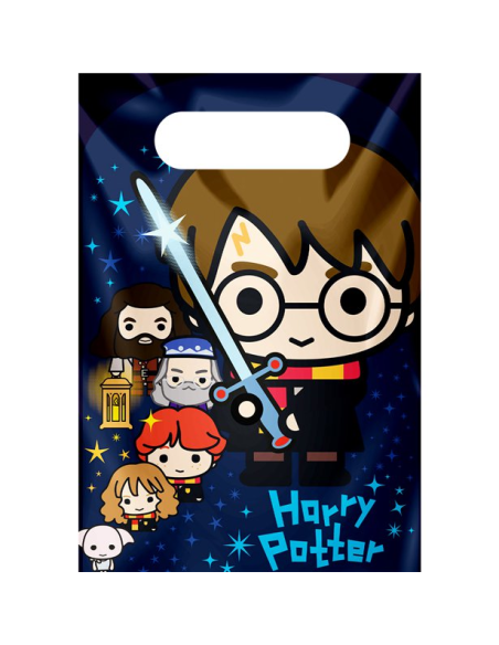 8 Sacchetti per feste in plastica Harry Potter - Confezioni regalo - Bellefete.ch - Più di 50 temi per feste per bambini