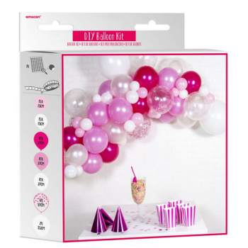 Arco di palloncini Rosa e Bianco - Decorazione di festa - Bellefete.ch 2