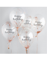 günstige roségoldene Geburtstagsballons in der Schweiz
