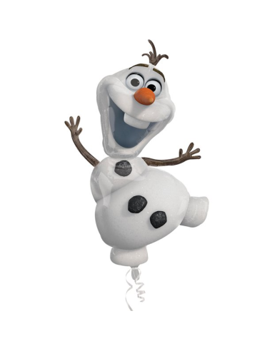 Grande palloncino Olaf in alluminio - Decorazione di festa Regina delle nevi - Bellefete.ch