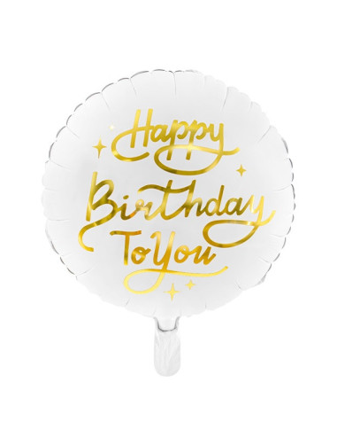 Ballon de fête alu Happy Birthday To you - Accessoire déco anniversaire - Bellefete.ch