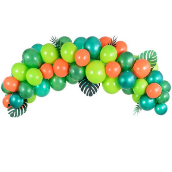 Arche de ballons Vert et Orange - Déco de fête - Ballons de fête - Bellefete.ch