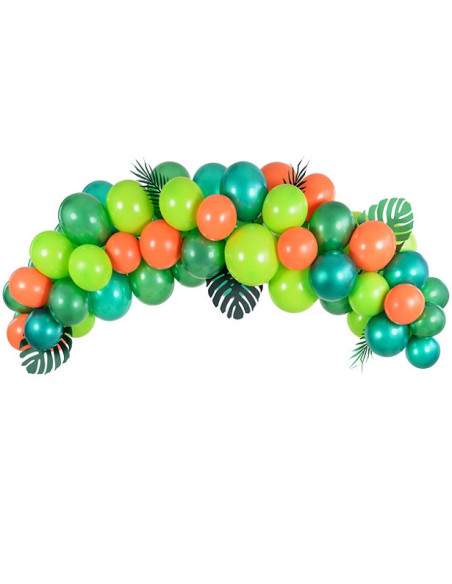 Arche de ballons Vert et Orange - Déco de fête - Ballons de fête - Bellefete.ch